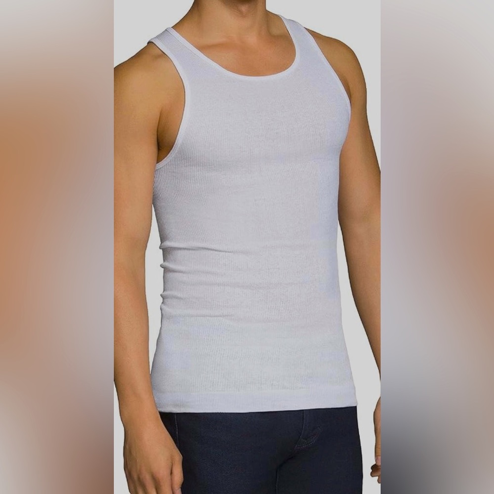 NWOT Fruit of the Loom Tank A-Shirt, Tag Free & Moisture Wicking, Ribbed Stretch